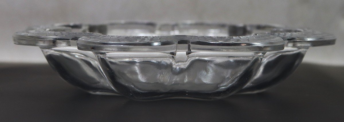 Lalique France (xxe), Paire De Grande Coupe En Cristal, Signé-photo-4