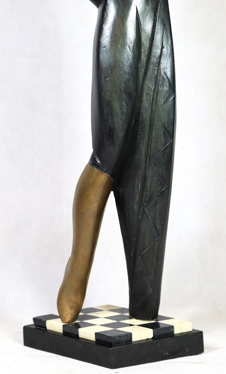 Arsen Avetissian (1971-2004), Grande Sculpture En Bronze, Signé, Fin XXe-photo-1