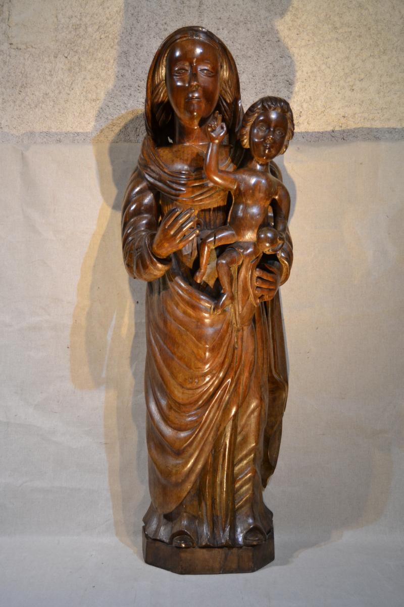 Madonna And Child, Central Europe, Eighteenth-photo-2