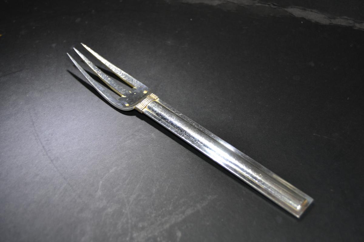 Jean E. Puiforcat, Cannes Model, Silver Cutlery, Circa 1928-photo-1