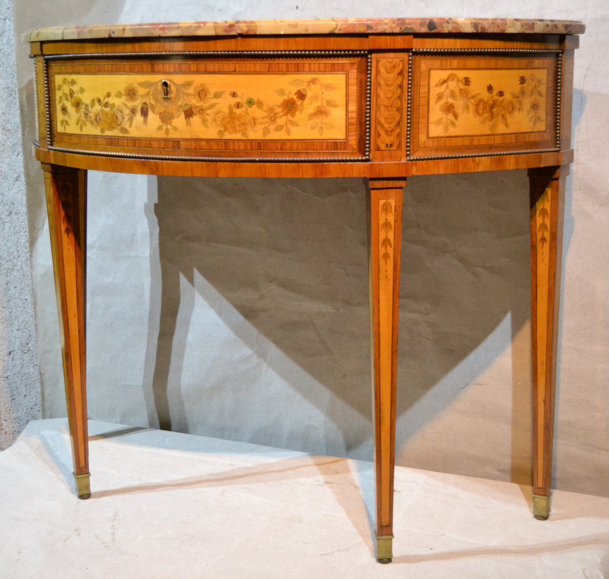 Charles Topino (master In Paris In 1773), Console Half Moon Louis XVI, XVIII-photo-1