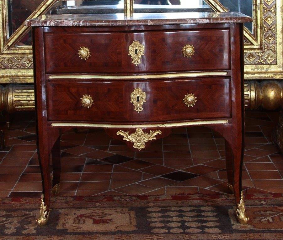 Jean-baptiste Hedouin (received Master In 1738), Sauteuse Commode, Regency Period, XVIIIth-photo-2