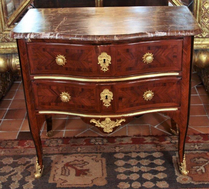 Jean-baptiste Hedouin (received Master In 1738), Sauteuse Commode, Regency Period, XVIIIth-photo-3