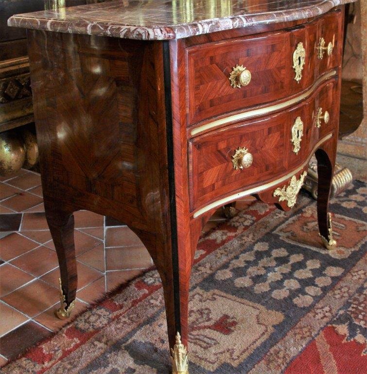 Jean-baptiste Hedouin (received Master In 1738), Sauteuse Commode, Regency Period, XVIIIth-photo-2