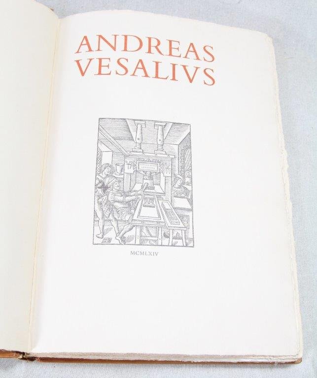 Andreas Vesalius, "imperatoris Medici, Humani Corporis", Limited Edition, 1964-photo-1