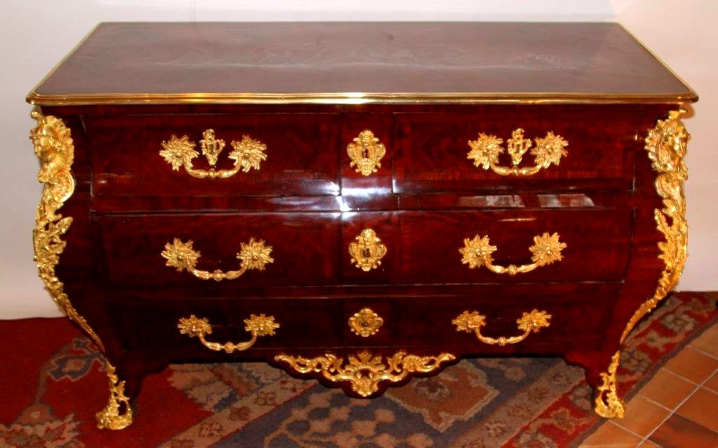 Etienne Doirat (1675-1732) Commode d'époque Régence, XVIIIe-photo-2