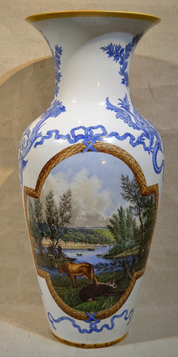 Important Baluster Porcelain Vase, Late Nineteenth.