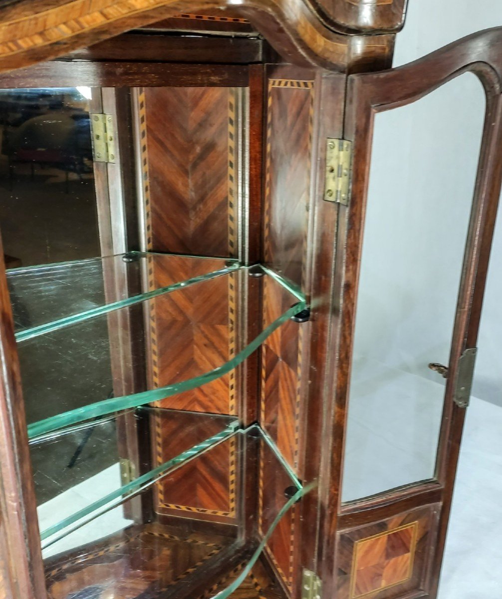 Master's Cabinet, Louis XV Curved Wardrobe, Late Eighteenth-photo-4