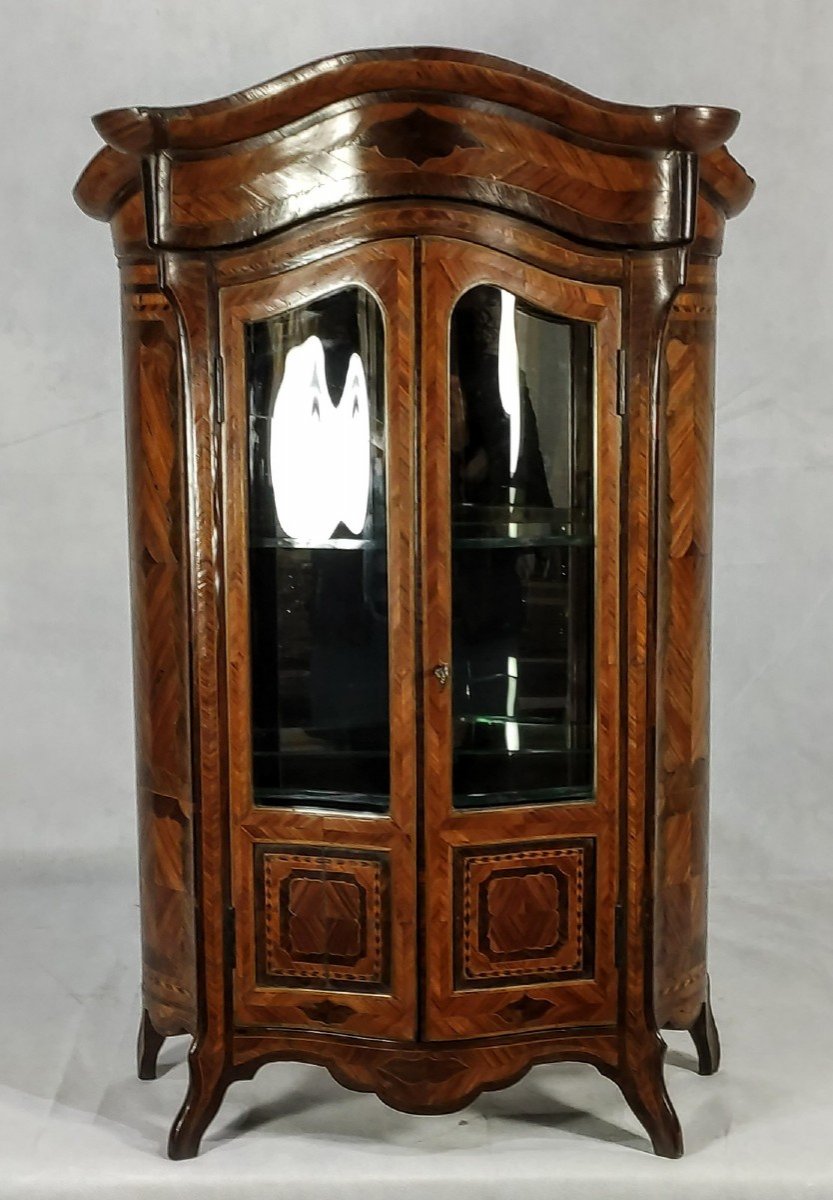 Master's Cabinet, Louis XV Curved Wardrobe, Late Eighteenth