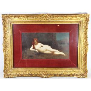 In The Taste Of Jean Jacques Henner, Hsp "reclining Redhead", Late 19th Century