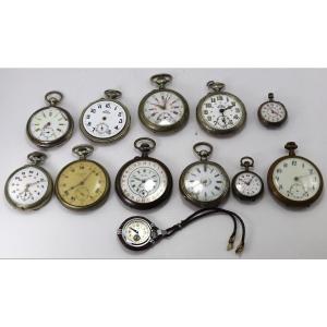 Lot De Montres Gousset, XXe