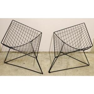 Niels Gammelgaard (1944), Pair Of "oti" Armchairs, 1980