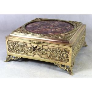 Bronze Jewelry Box, 19th Century