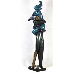 Arsen Avetisyan (1971-2004), Large Bronze Sculpture, Signed, Late 20th Century