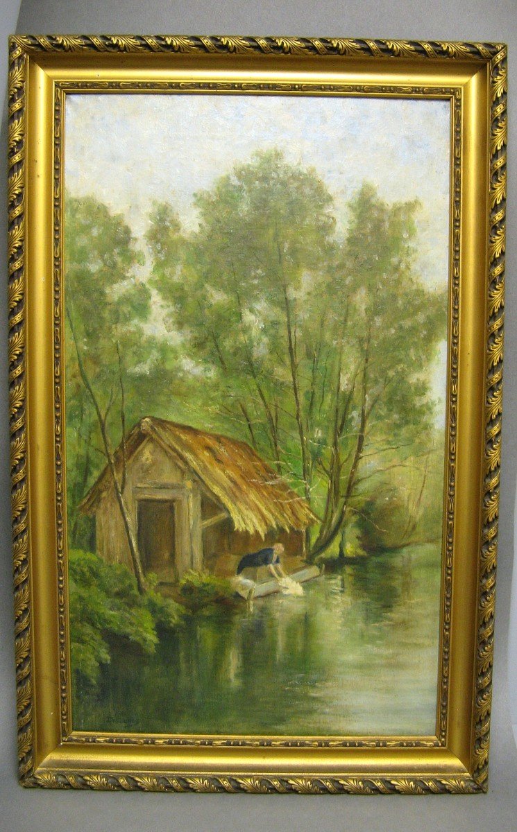 Impressionist Painting Around 1900.