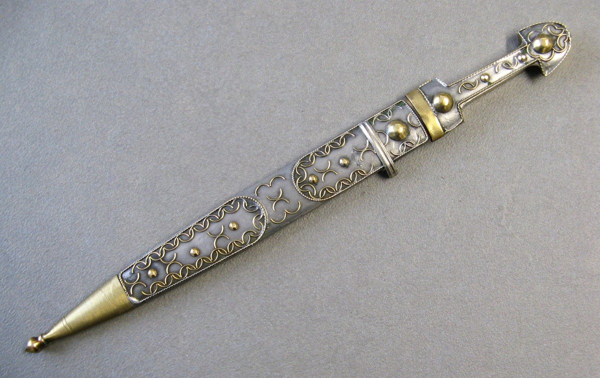 Caucasian Kinjal Dagger.-photo-3