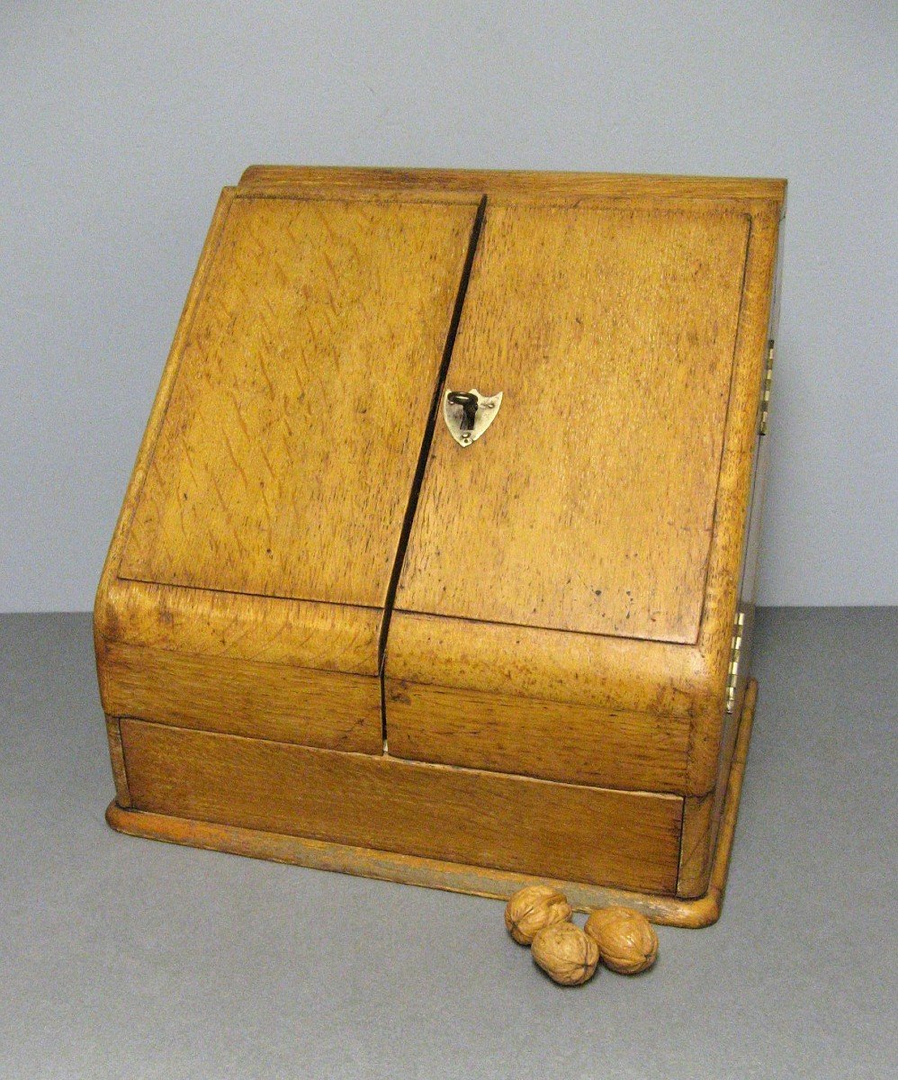 Small Desk And Mail Organizer, 1900s/1920s.-photo-4