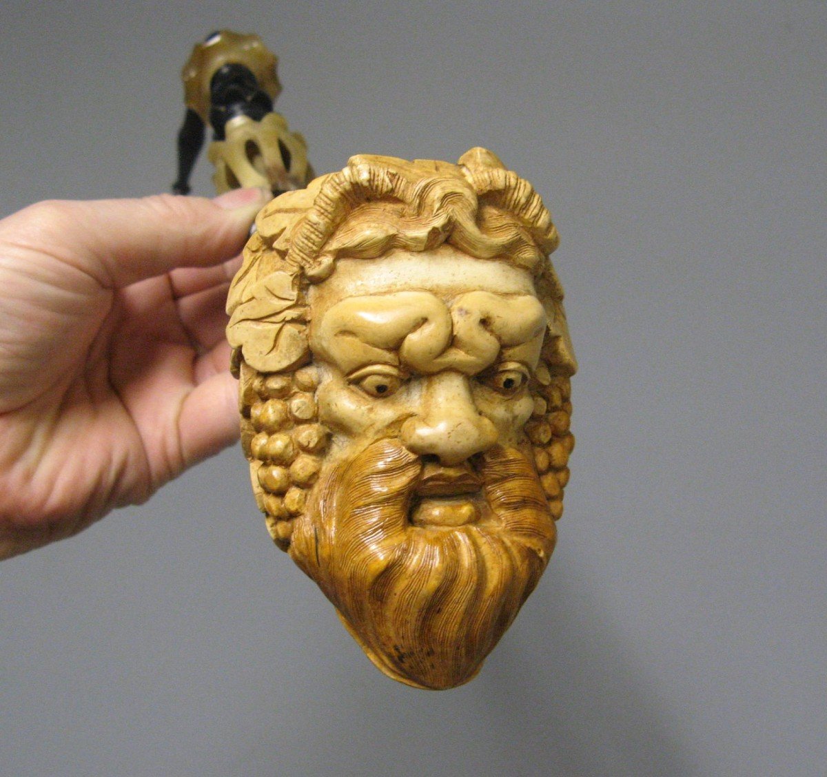 Meerschaum Pipe Representing Bacchus.