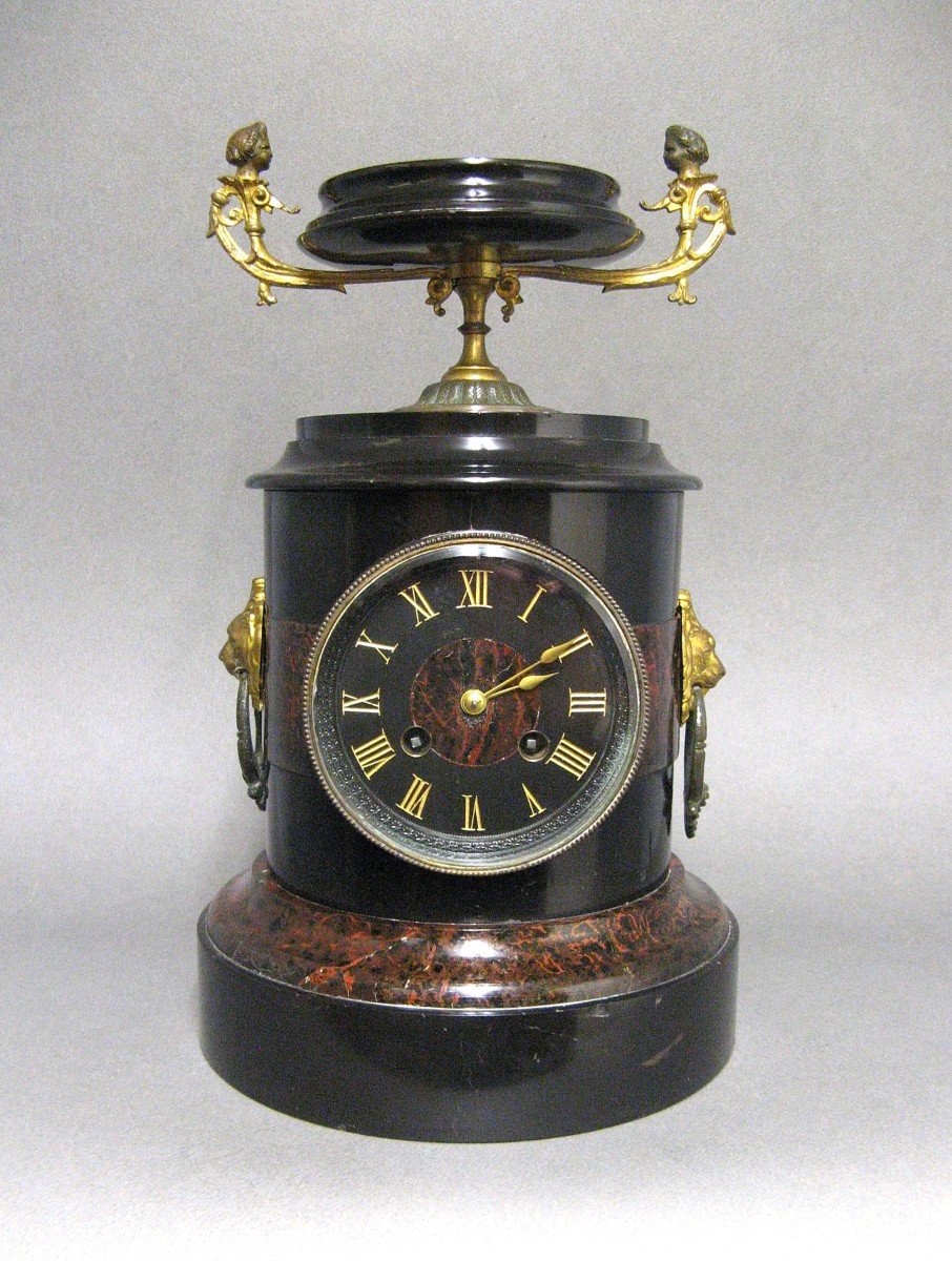 Napoleon III Column-shaped Clock.