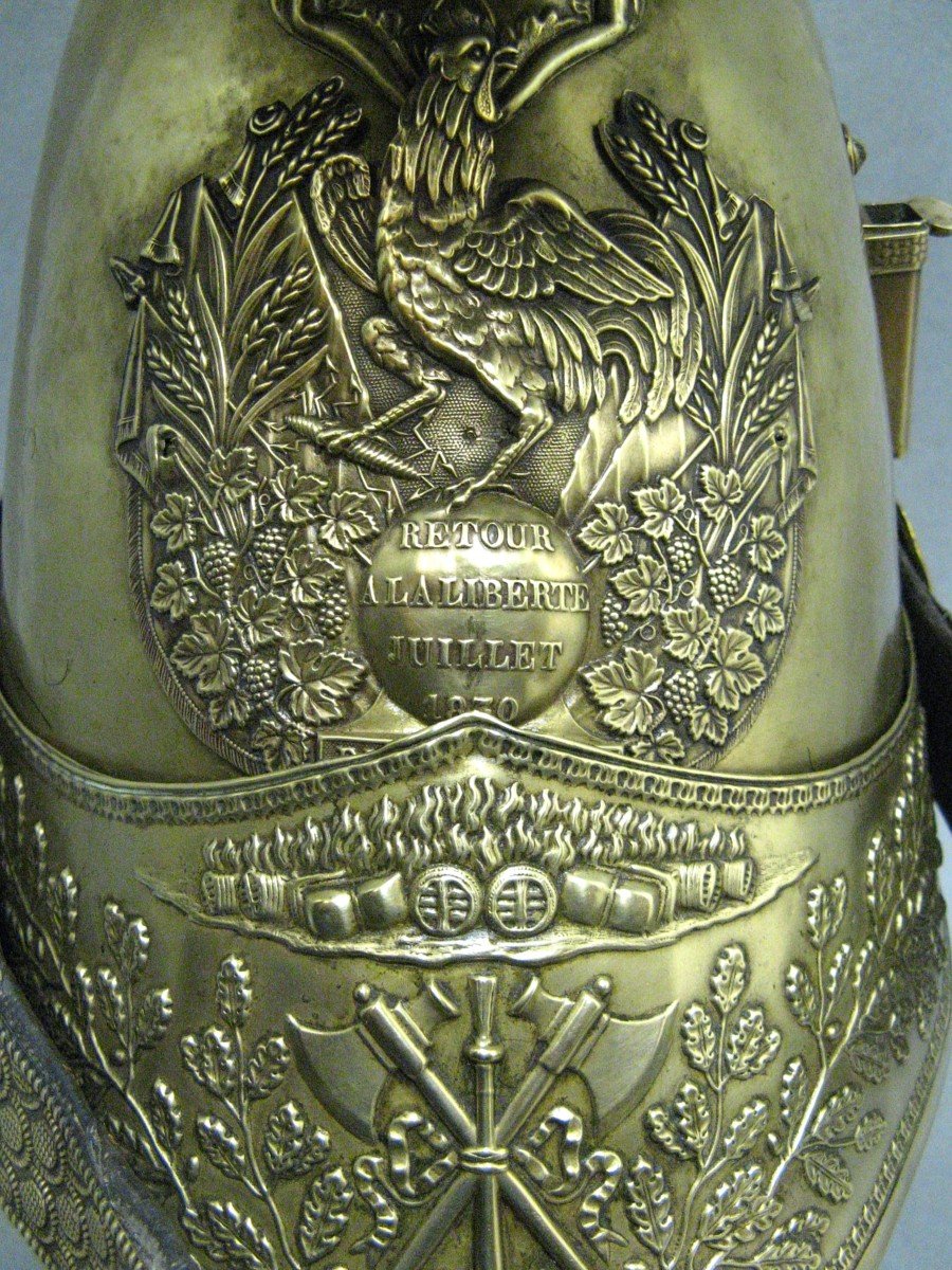 Fire Officer Helmet, Model 1830, July Monarchy.-photo-2