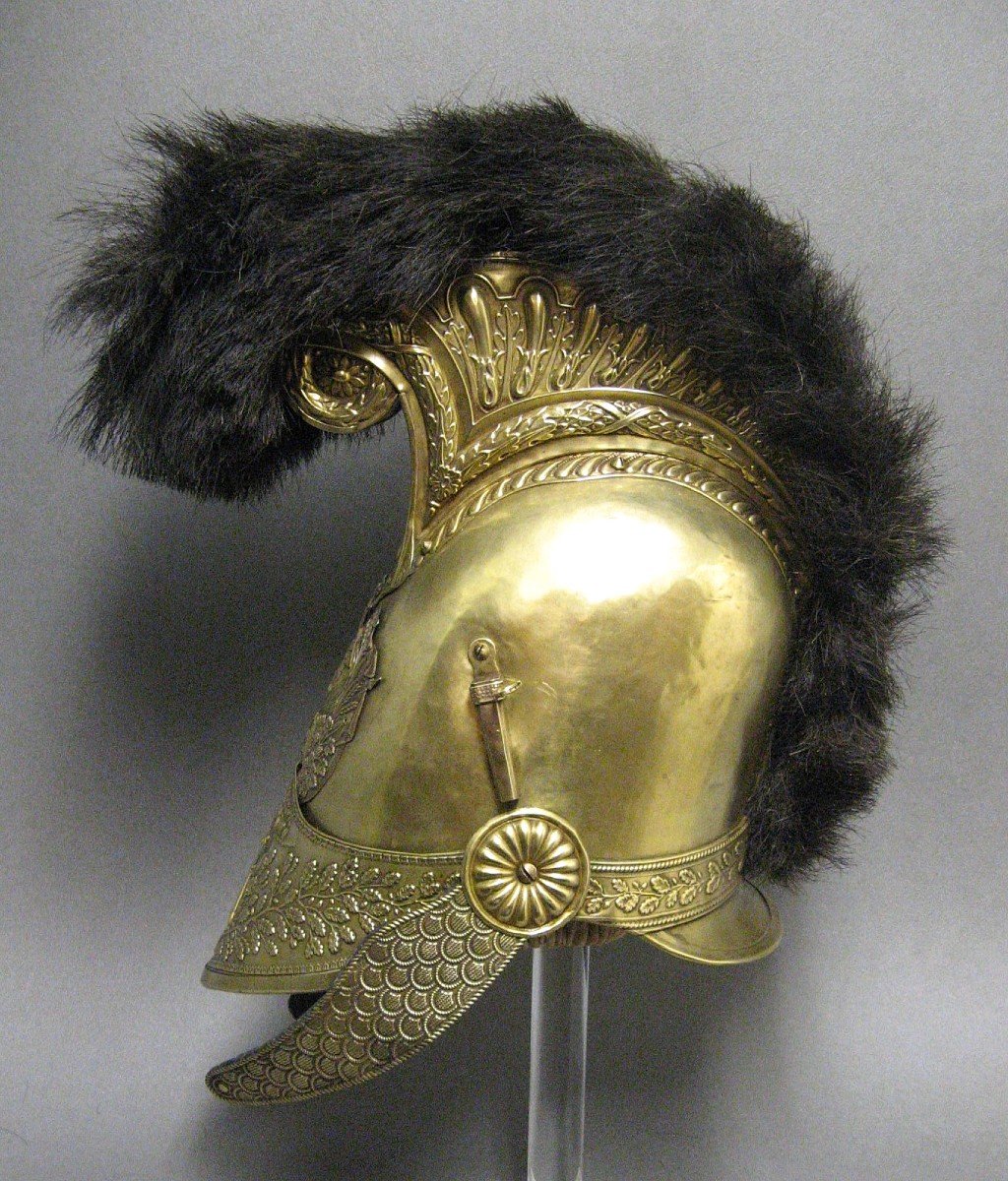 Fire Officer Helmet, Model 1830, July Monarchy.-photo-3