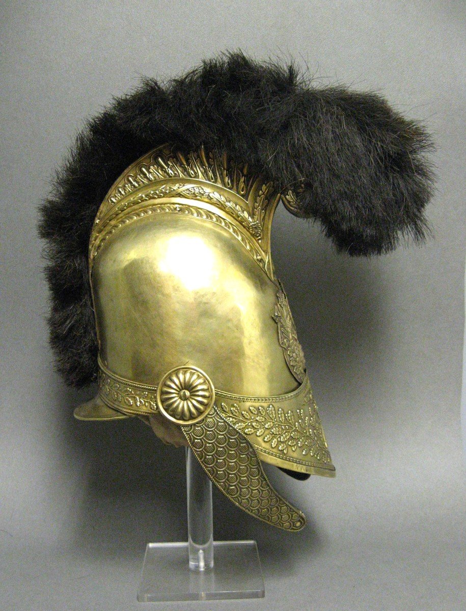 Fire Officer Helmet, Model 1830, July Monarchy.-photo-1