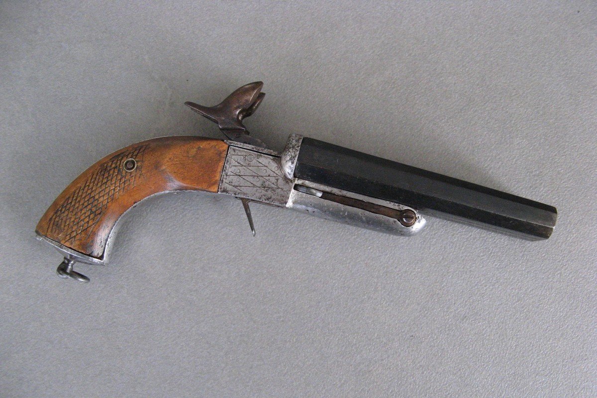 Venerie Pistol With 15 Mm Bullet Barrel With Pin.-photo-2