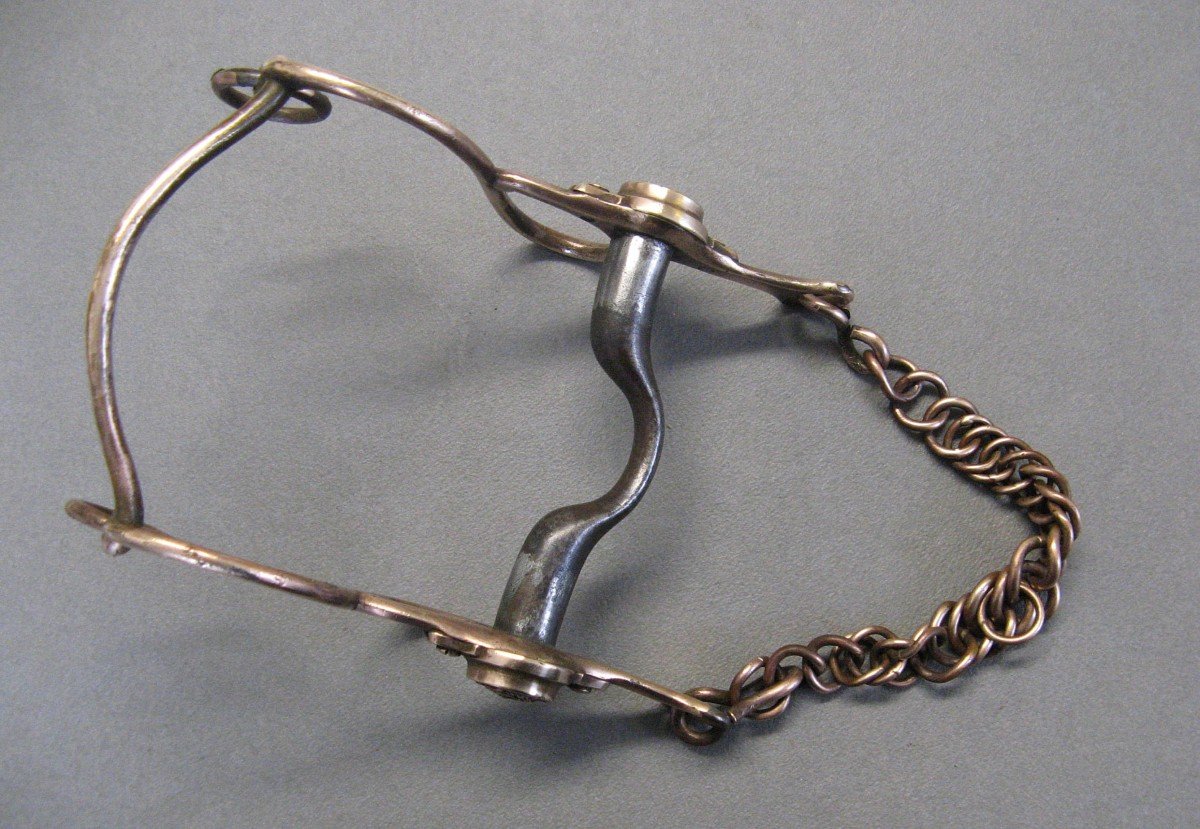 Senior Officer's Bridle Bit "general" From The Second Empire.-photo-3