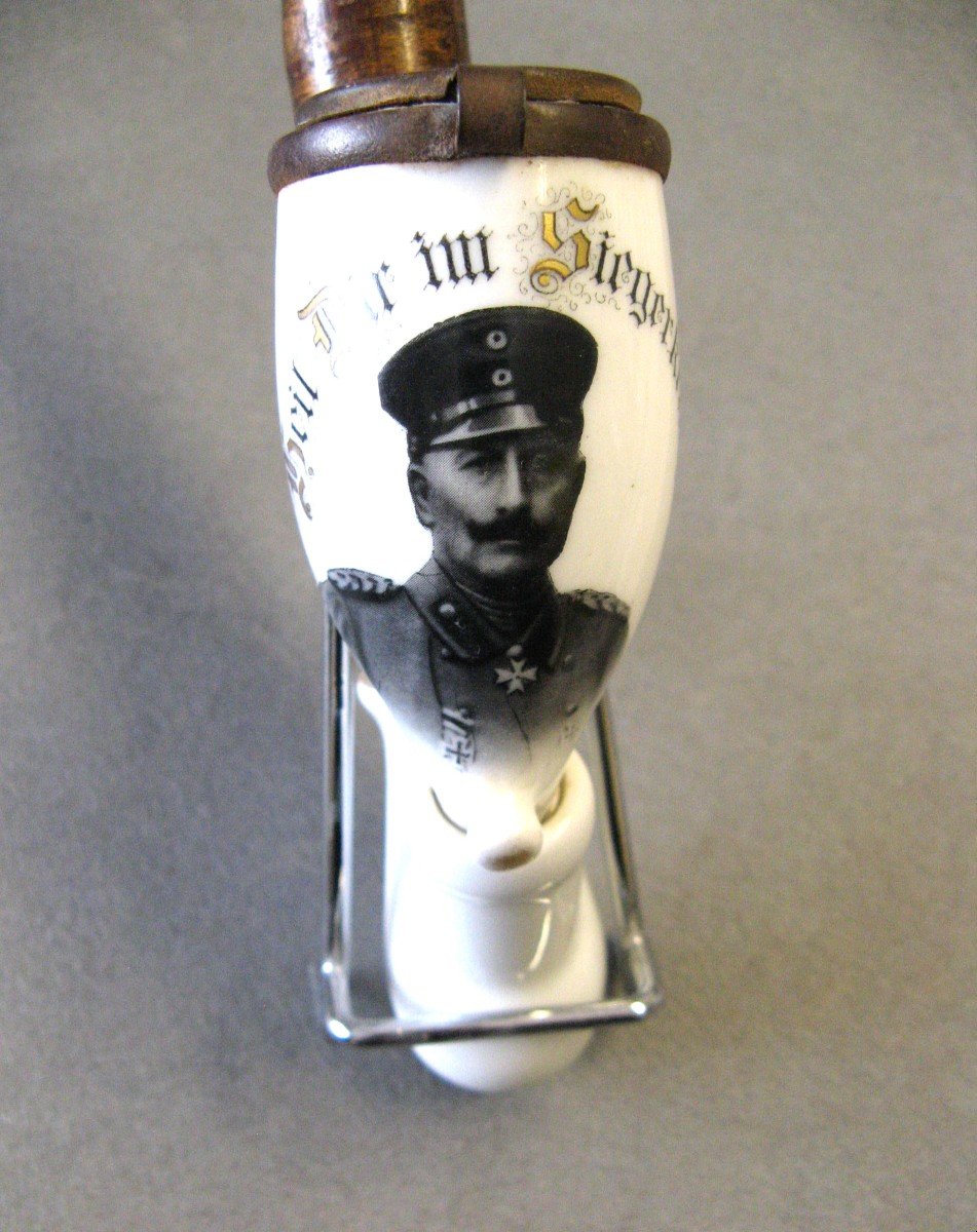 Reservist Pipe Portrait Of Kaiser Kaiser Wilhelm Ii.-photo-2