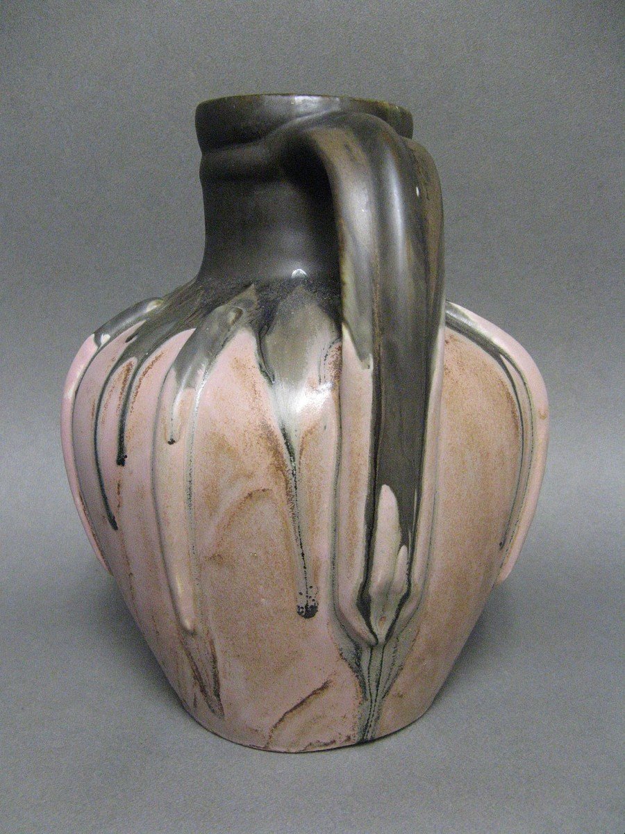 Stoneware Gilbert Méténier Gannat Art Deco-photo-3