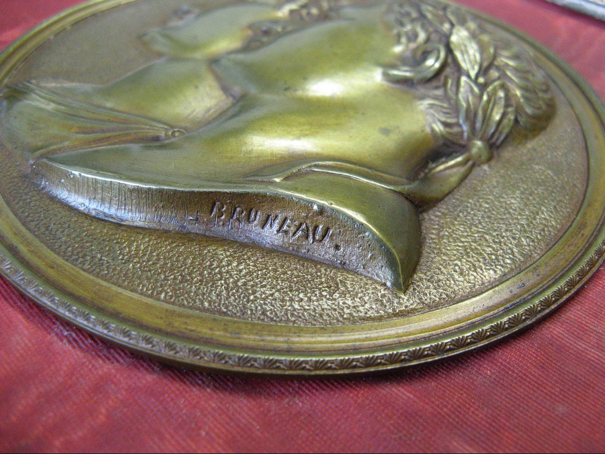 Medallion With The Profiles Of Napoleon And Joséphine.-photo-2