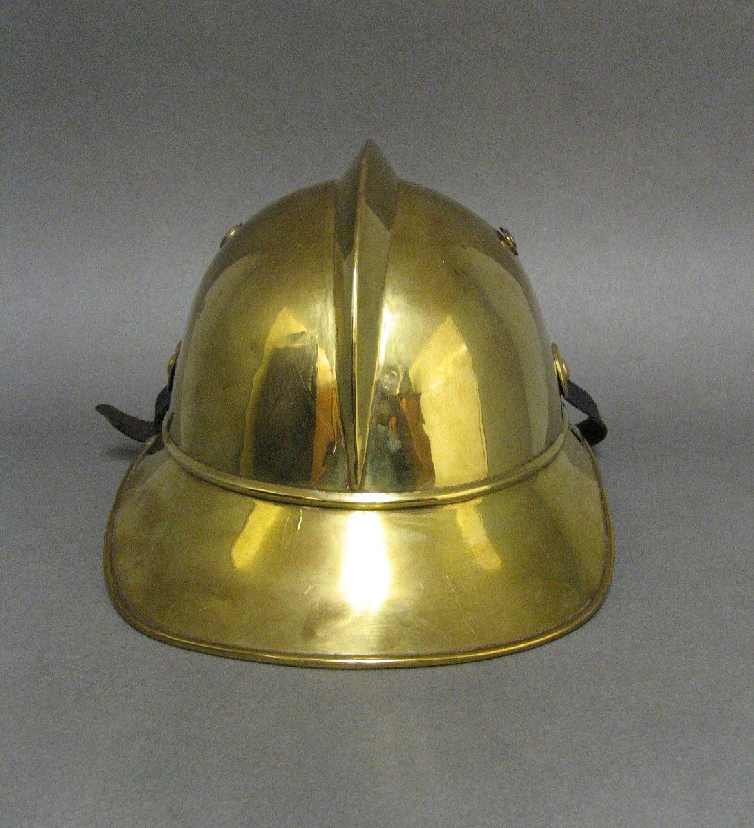 Helmet Of The Firefighters Of The Imperial Territory Of Alsace-lorraine, 1871-1919.-photo-4