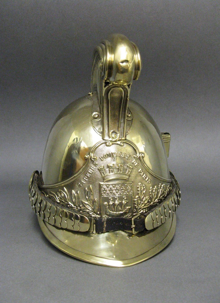 Casque De Sapeurs-pompiers De La Ville De Paris Mle 1855/72.