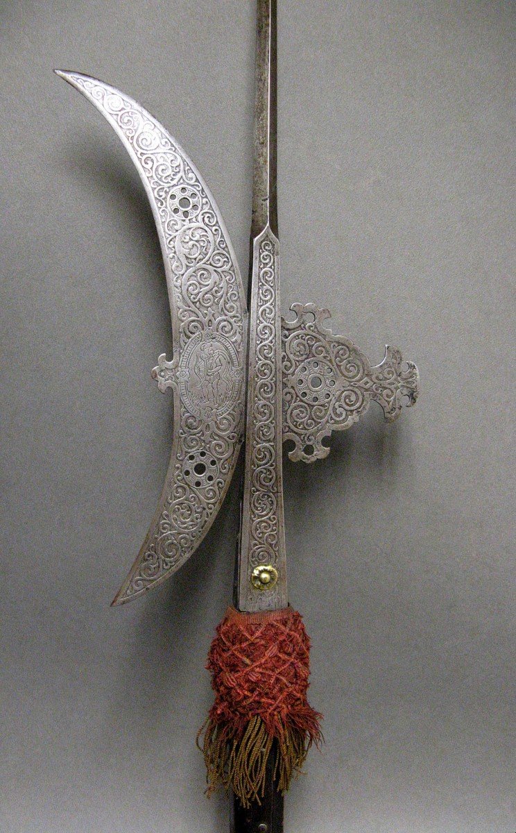 Viollet Le Duc 19th Century Halberd Iron.-photo-3