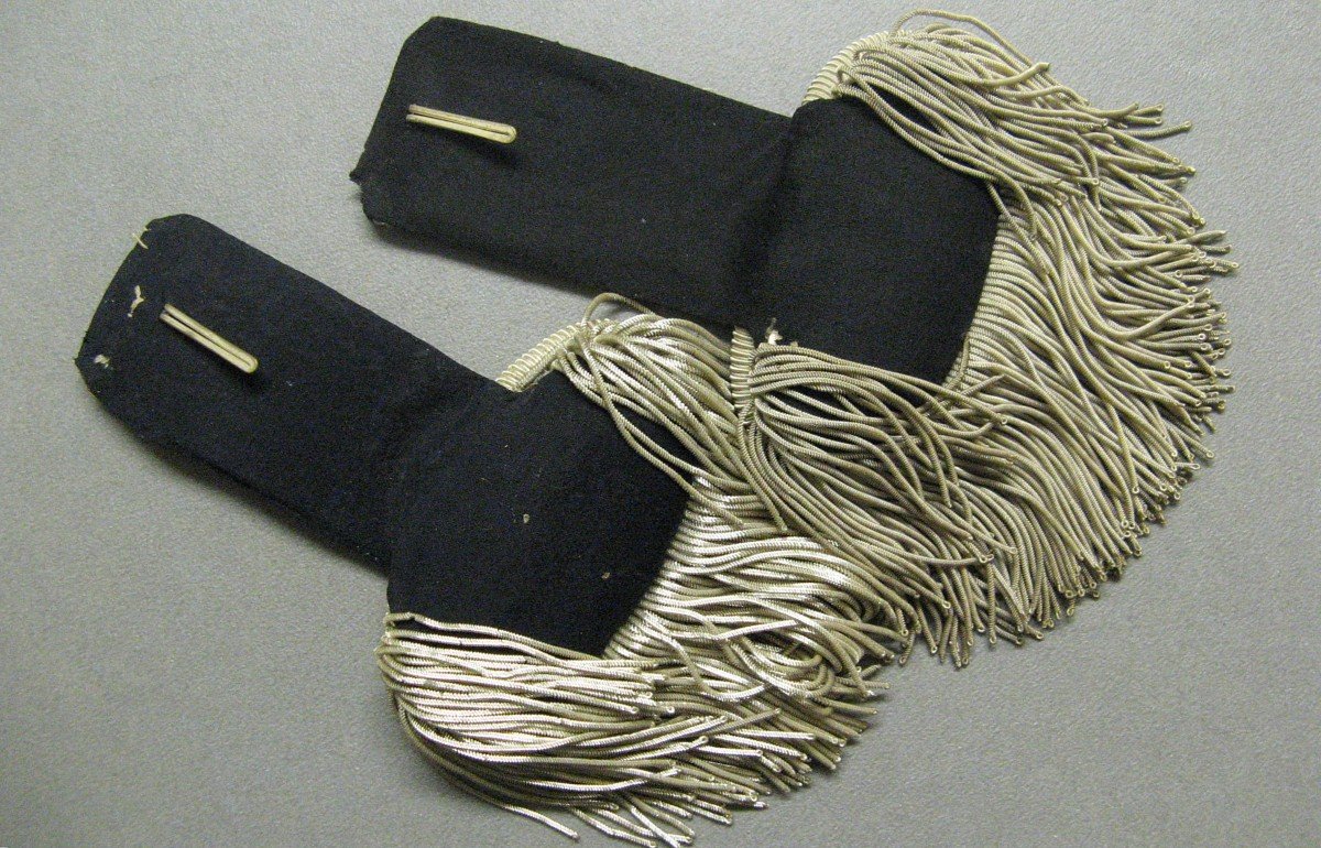 Pair Of Epaulettes Of An Officer Of The National Guard Under Louis Philippe 1830/48.-photo-5