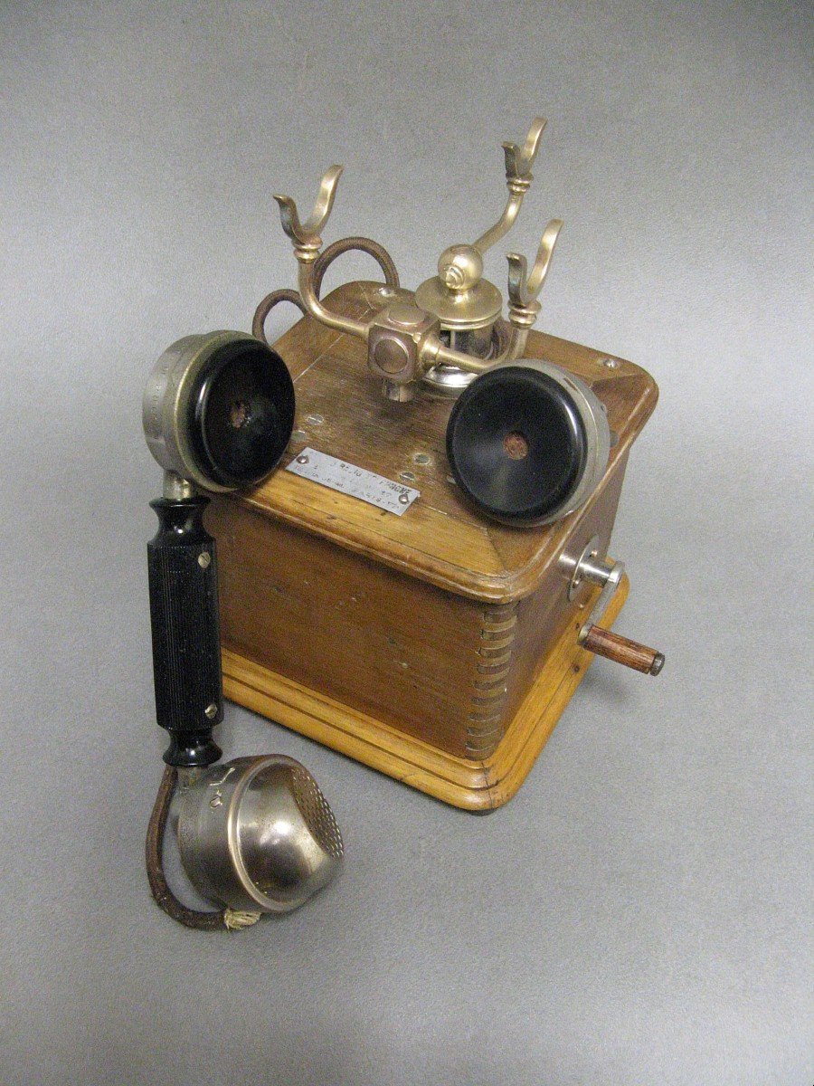 Téléphone à Manivelle 1918.-photo-4