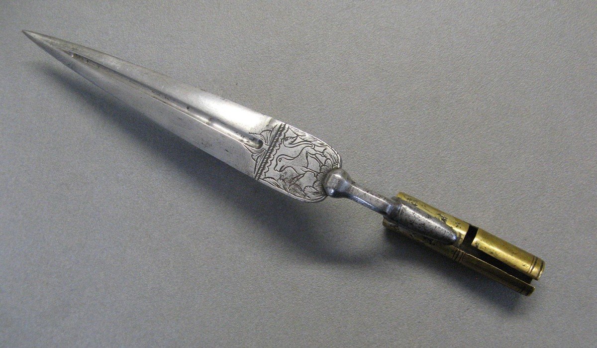 Bayonet Italy 18th Century.-photo-3