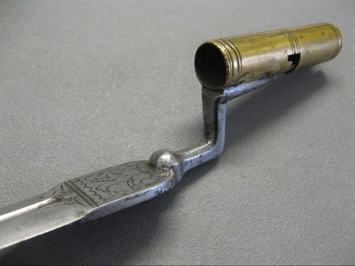 Bayonet Italy 18th Century.-photo-4