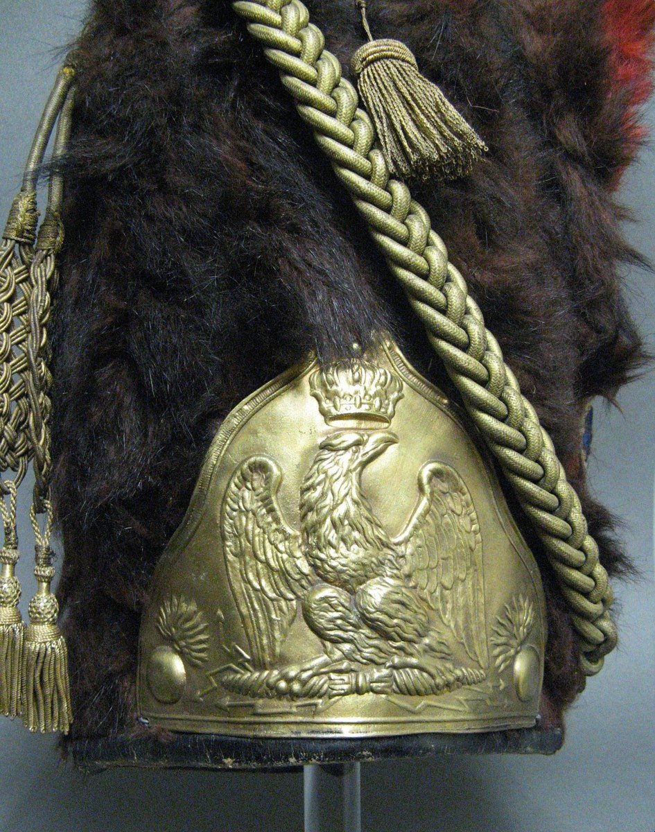 Reissue Of A Furry Cap Of A Non-commissioned Officer Of The Foot Grenadiers Of The Imperial Guard.-photo-2