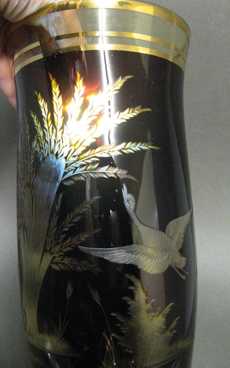 Vase En Cristal De Bohème.-photo-4