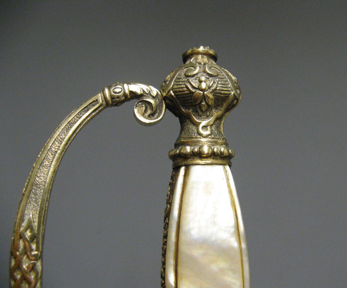 Second Empire Powder And Saltpeter Officer's Sword.-photo-4