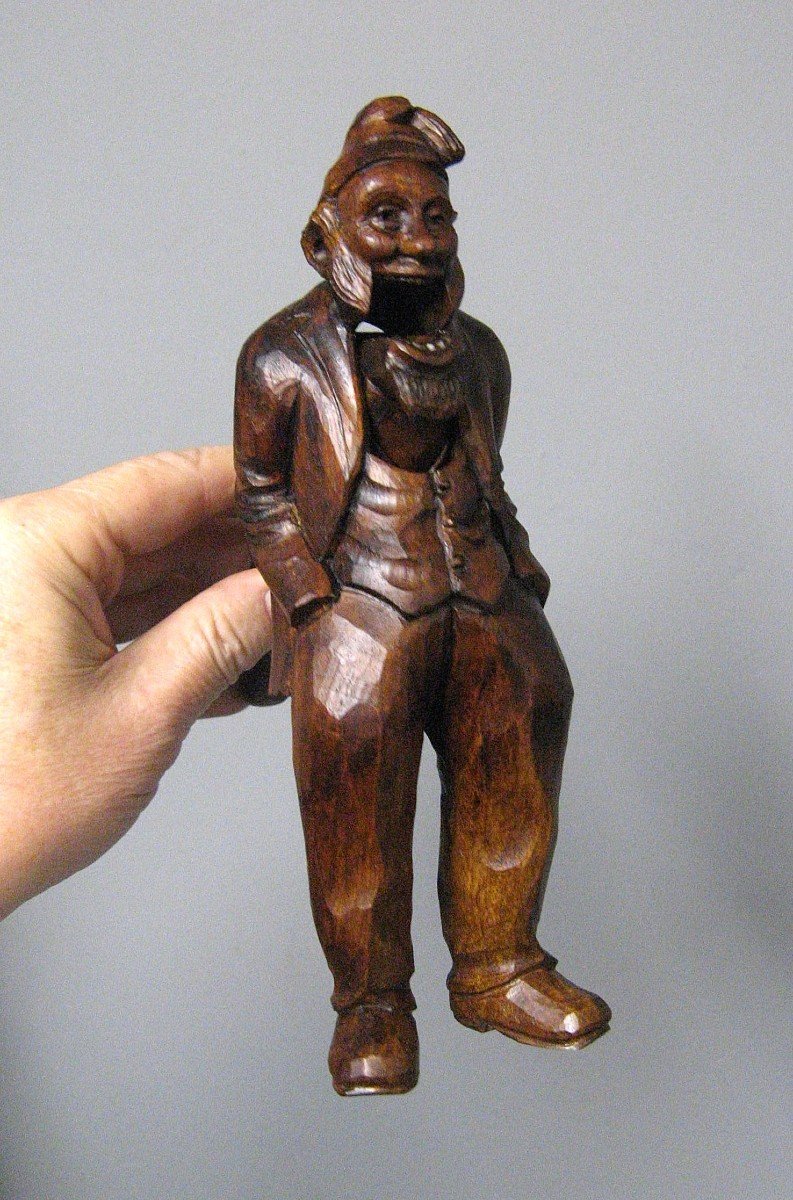 Nutcracker Hazelnut Miller Anthropomorphic Sculpture.-photo-1