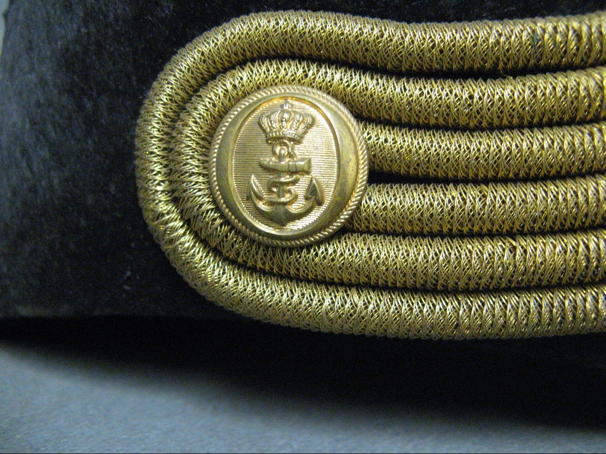 Bicorne Of An Officer Of The Imperial Navy Of The Second Empire.-photo-2