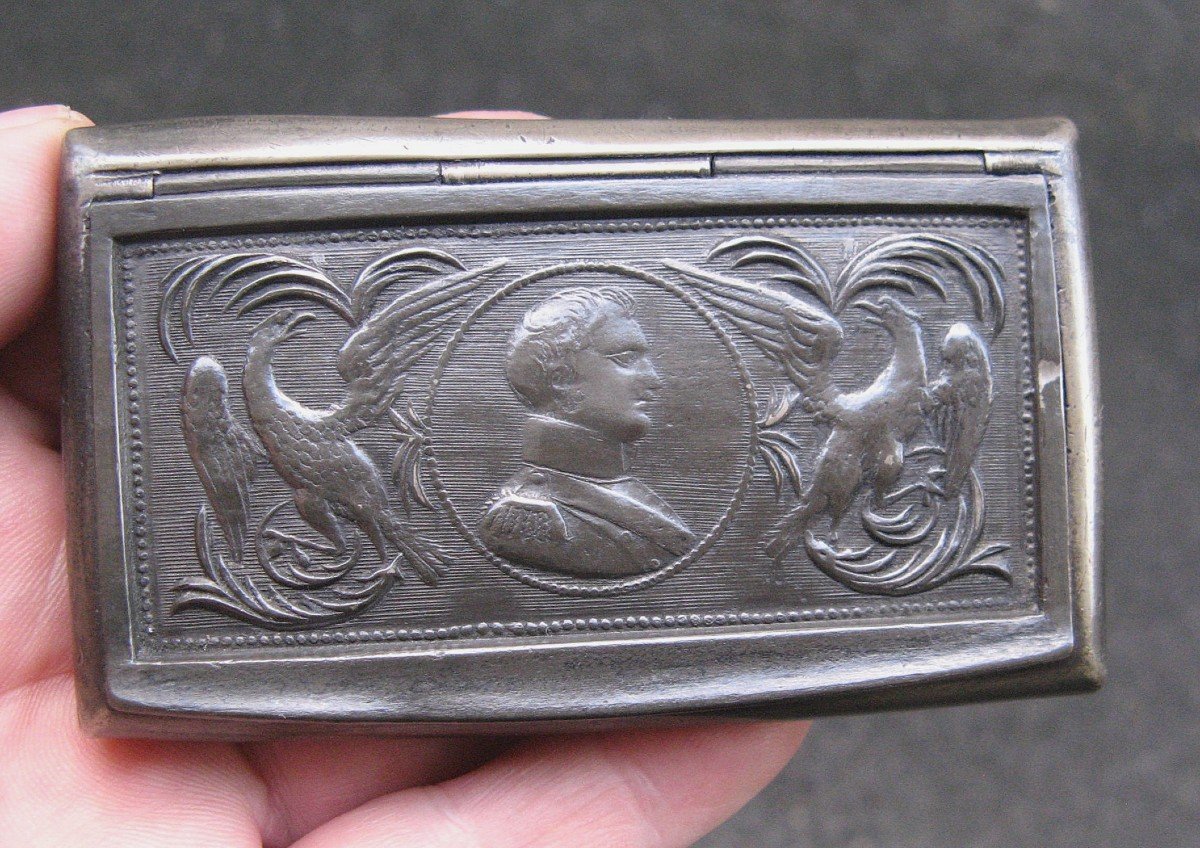 19th Century Snuffbox With The Profile Of Napoleon I.-photo-3