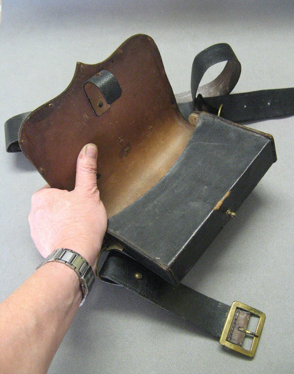 Musician's Cartridge Pouch, Second Empire, Late 19th Century.-photo-1