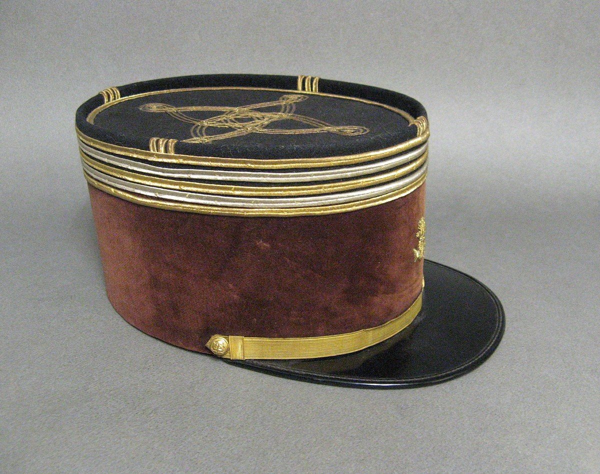 Mle 1919 Kepi Of Doctor Lieutenant Colonel Of The Colonial Troops.-photo-2