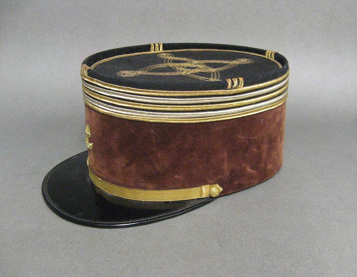 Mle 1919 Kepi Of Doctor Lieutenant Colonel Of The Colonial Troops.-photo-3