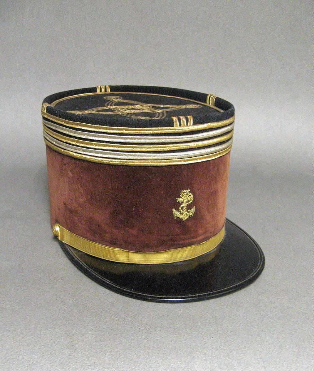 Mle 1931 Kepi Of Doctor Lieutenant Colonel Of The Colonial Troops.