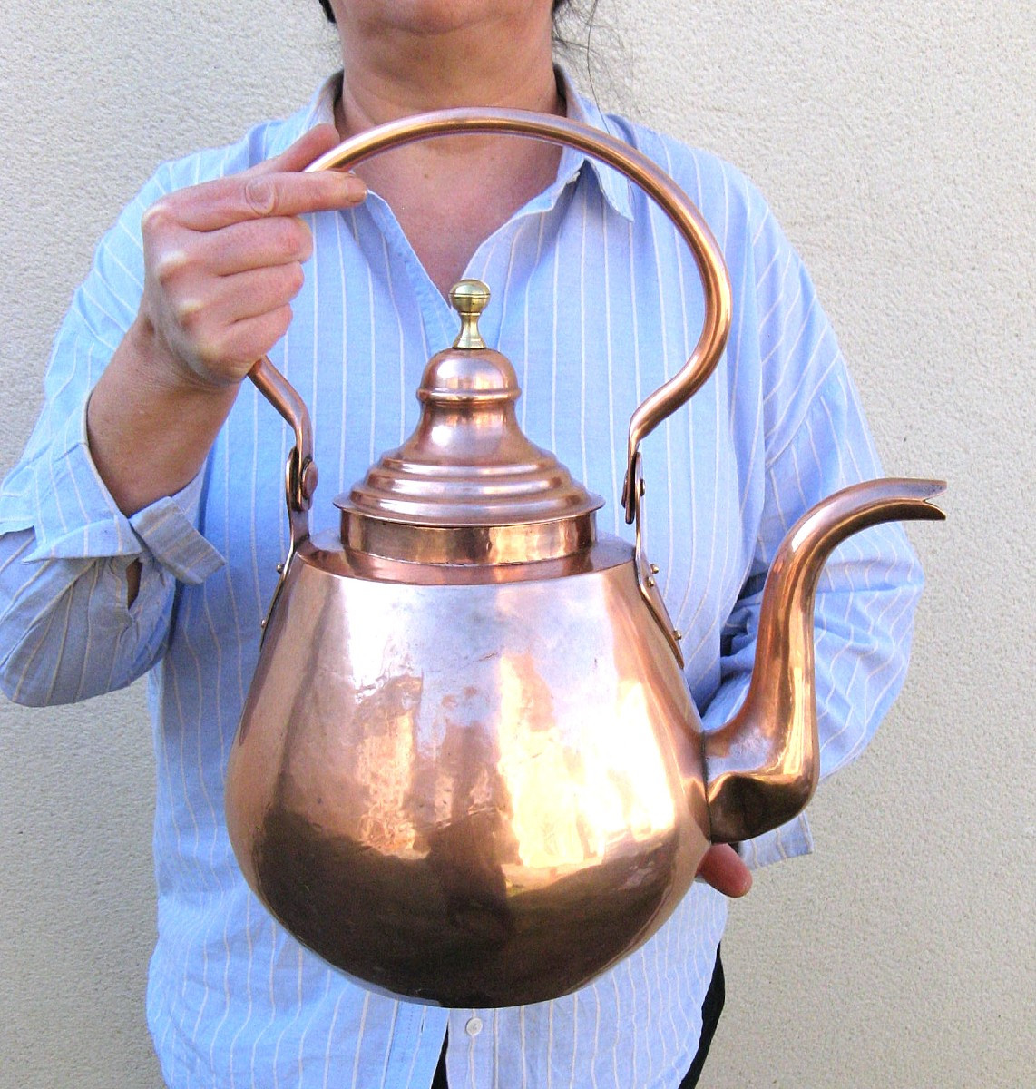 Copper Kettle, Late 19th Century.