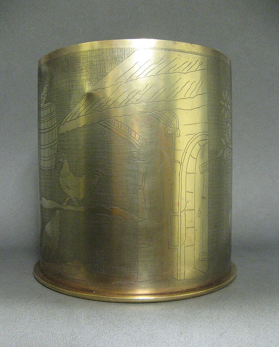 Souvenir De La Grande Guerre De 14/18. Trench Art.-photo-3